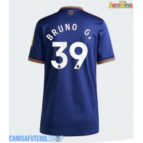 Camisa de time de futebol Newcastle United Bruno Guimaraes #39 Replicas 3º Equipamento Feminina 2025-26 Manga Curta